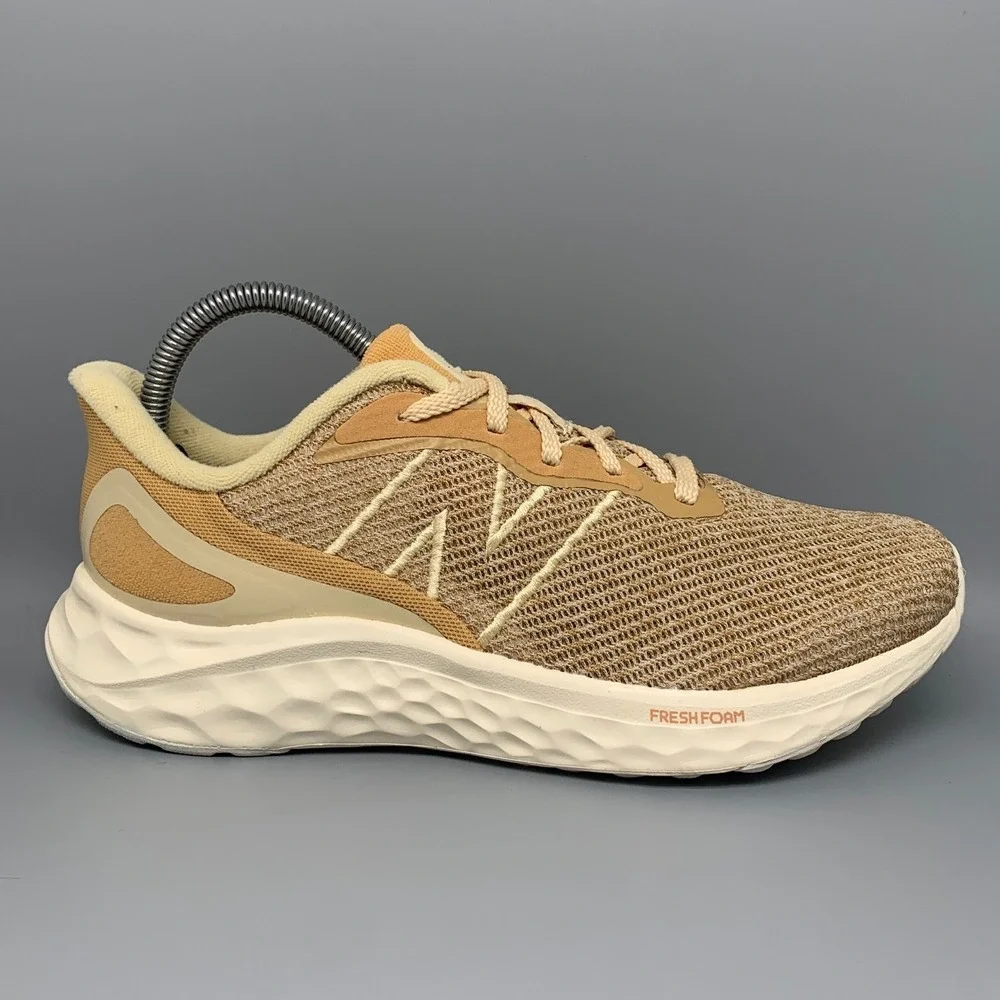 New Balance Fresh Foam Arishi v4 WARISAD4 Tan Running Shoes Womens‎ 8.5D Mens 7D
